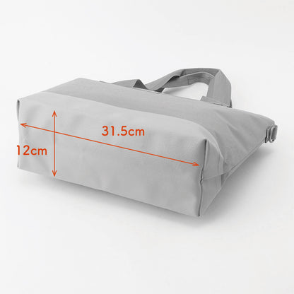 【KEVIN】バッグ底面の寸法図。下幅32cm、マチ12cmのサイズ表示